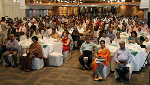 More than 300 SBCC practitioners attended the Springboard launch in Dhaka. 